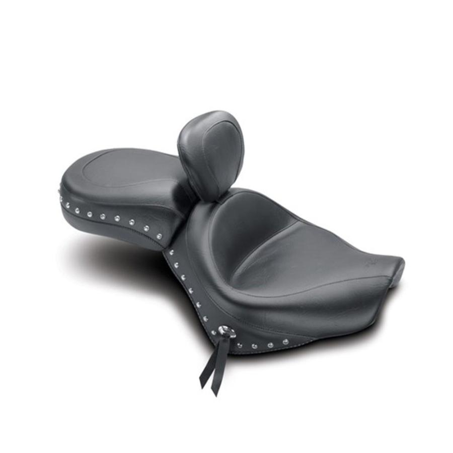 MUSTANG ワイドツーリングシート With Driver Backrest （Studded