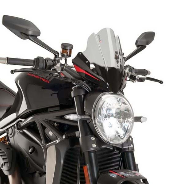 プーチ(Puig) ツーリングスクリーン スモーク DUCATI モンスター797