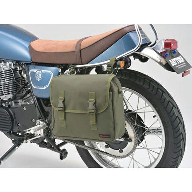 サドルバッグMIL 10L (グリーン) DHS-13 DAYTONA : モトパーツ バイク