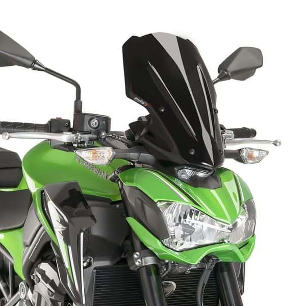 プーチ(Puig) ツーリングスクリーン ブラック Z900 17-19 9392N