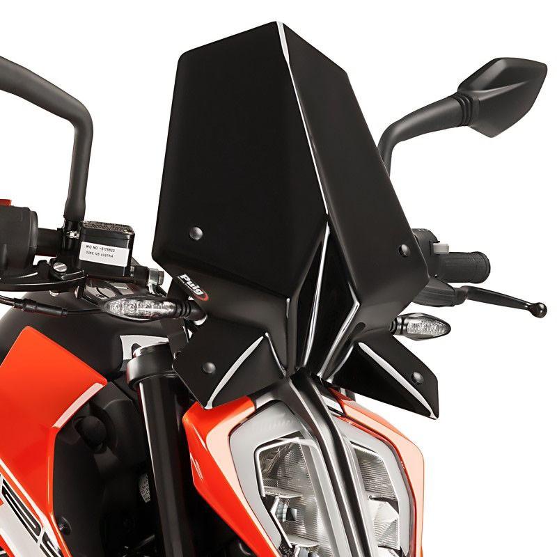 プーチ(Puig) スポーツスクリーン ブラック 125/390 Duke 17- 9514N