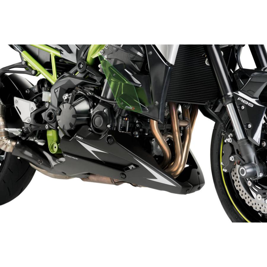 Z900 2020- エンジンスポイラー チンスポイラー マットブラック プーチ_1