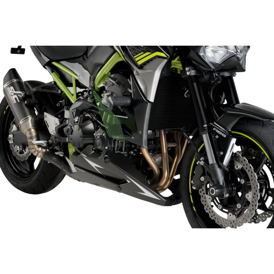 Z900 2020- エンジンスポイラー チンスポイラー マットブラック プーチ