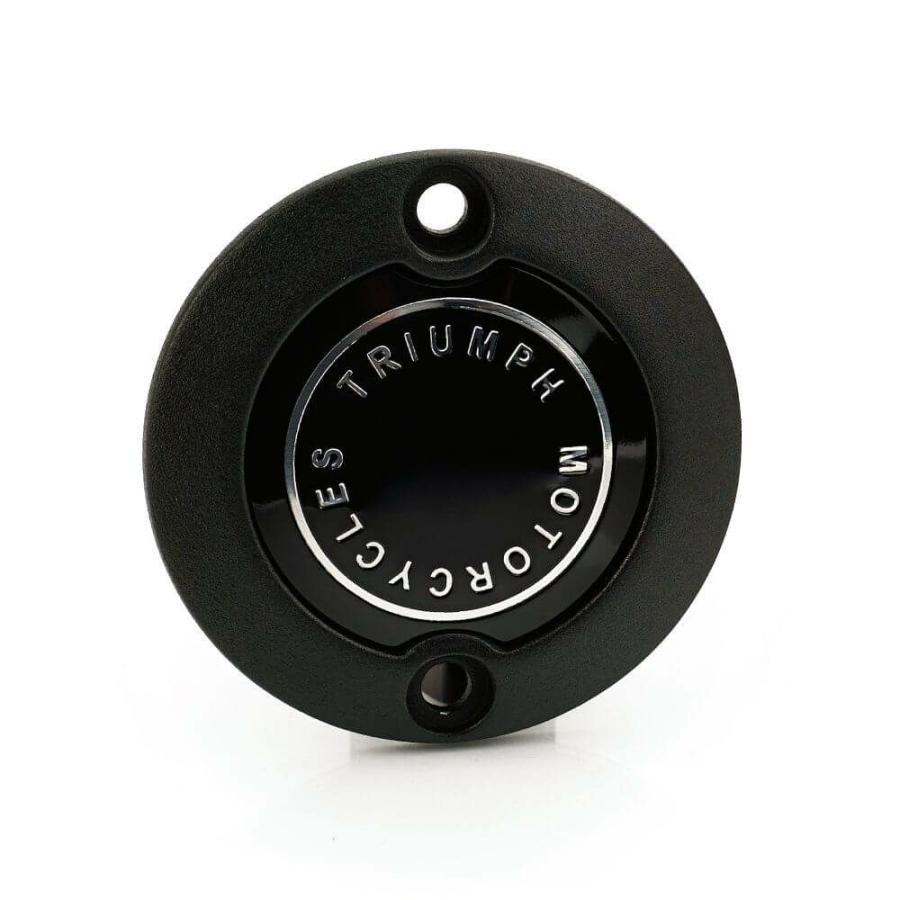 トライアンフ純正 ACGカバーバッジ ブラック : モトパーツ バイク
