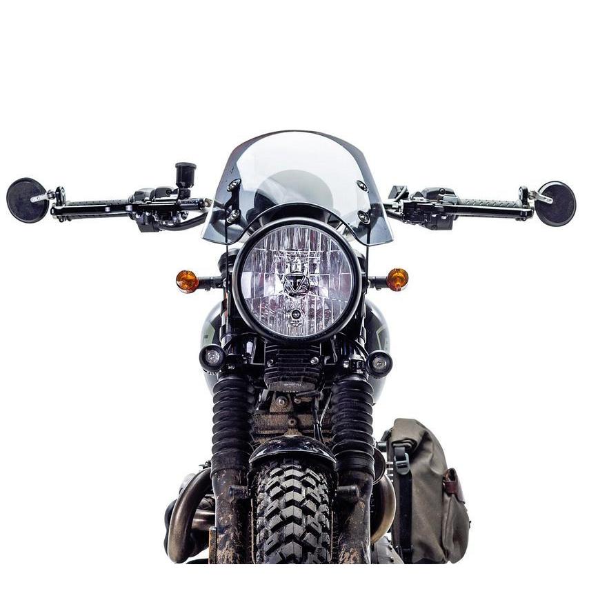 トライアンフ ボンネビル バーエンドミラー アルミ削り出し