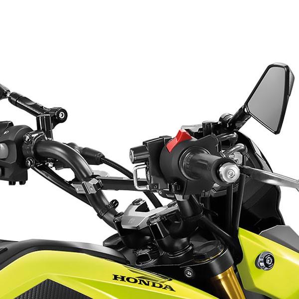 H2C(エイチツーシー) ハンドルバークランプ グレー GROM 16 