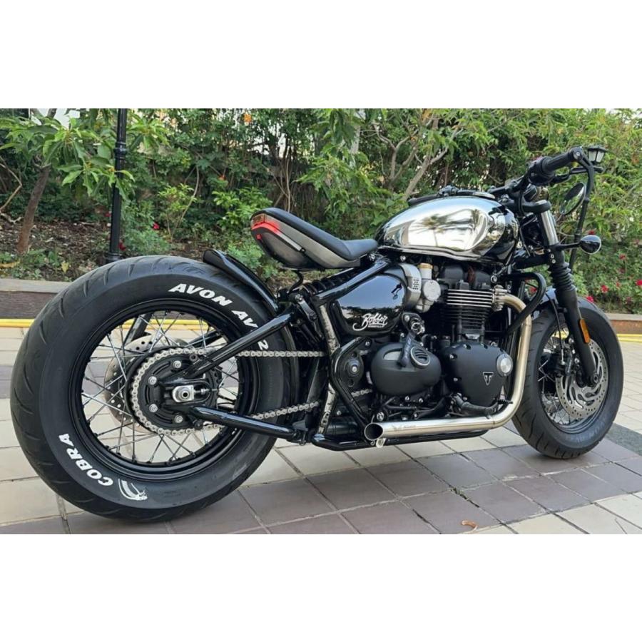 トライアンフ ボンネビルボバー25〜 ドラッグパイプ ロング スリップ
