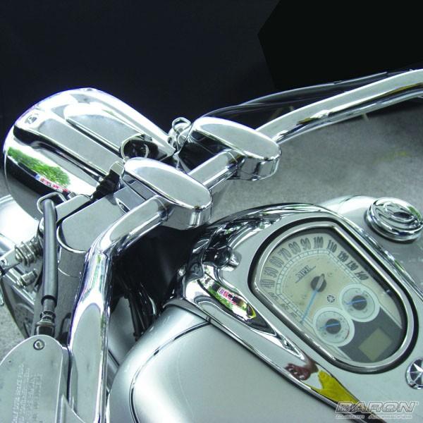 BARON ライナープルバックライザー クローム XV1900 : モトパーツ