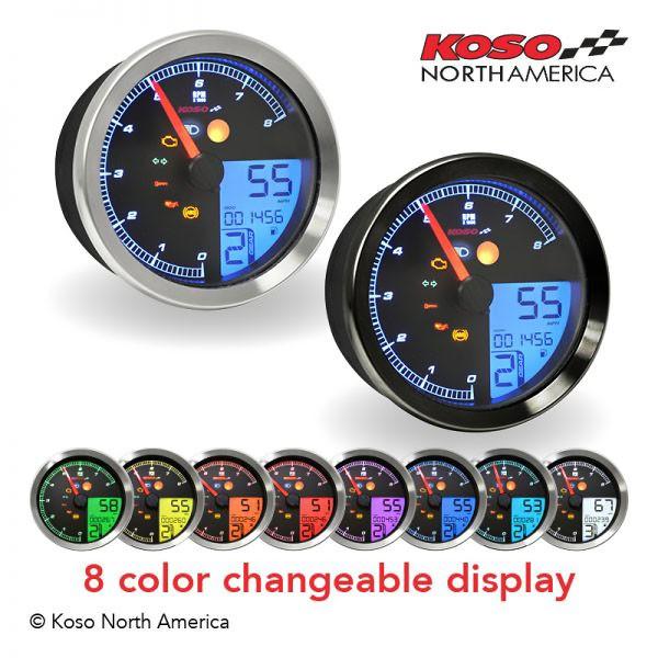 KOSO NORTH AMERICA TNT-B マルチファンクションメーター XVS950 Bolt