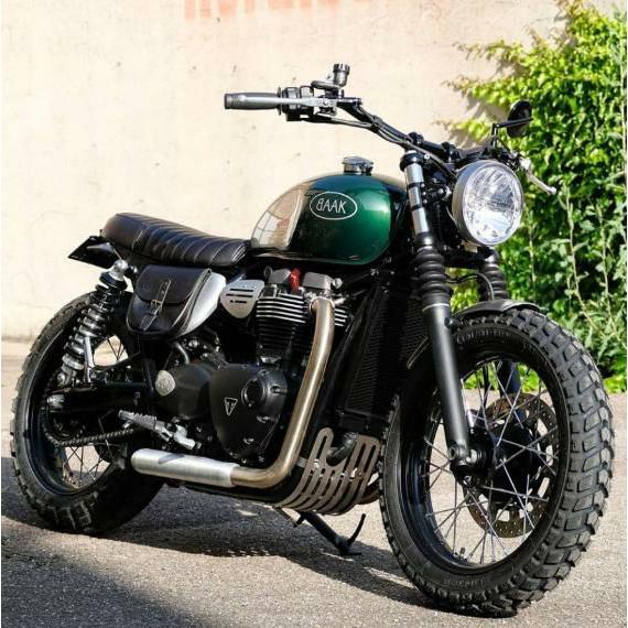 トライアンフ ストリートツイン/ストリートカップ/T100 インテークカバー BAAK