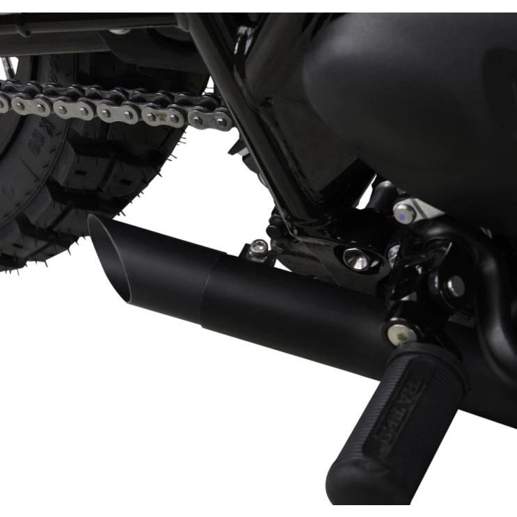 ボンネビル T100/T120 18〜20 ブラック スラッシュ マフラー