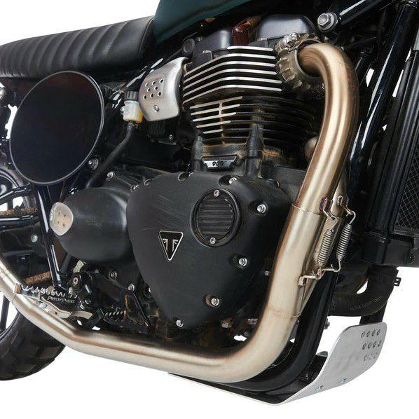スクランブラー900/ストリートスクランブラー フルエキゾーストマフラー GP カーボン British Customs(ブリティッシュカスタム)の画像