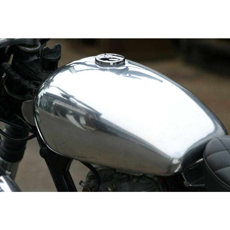 ヤマハ SR400 ロングピーナッツアルミタンク バフ仕上げ BIGCEDAR