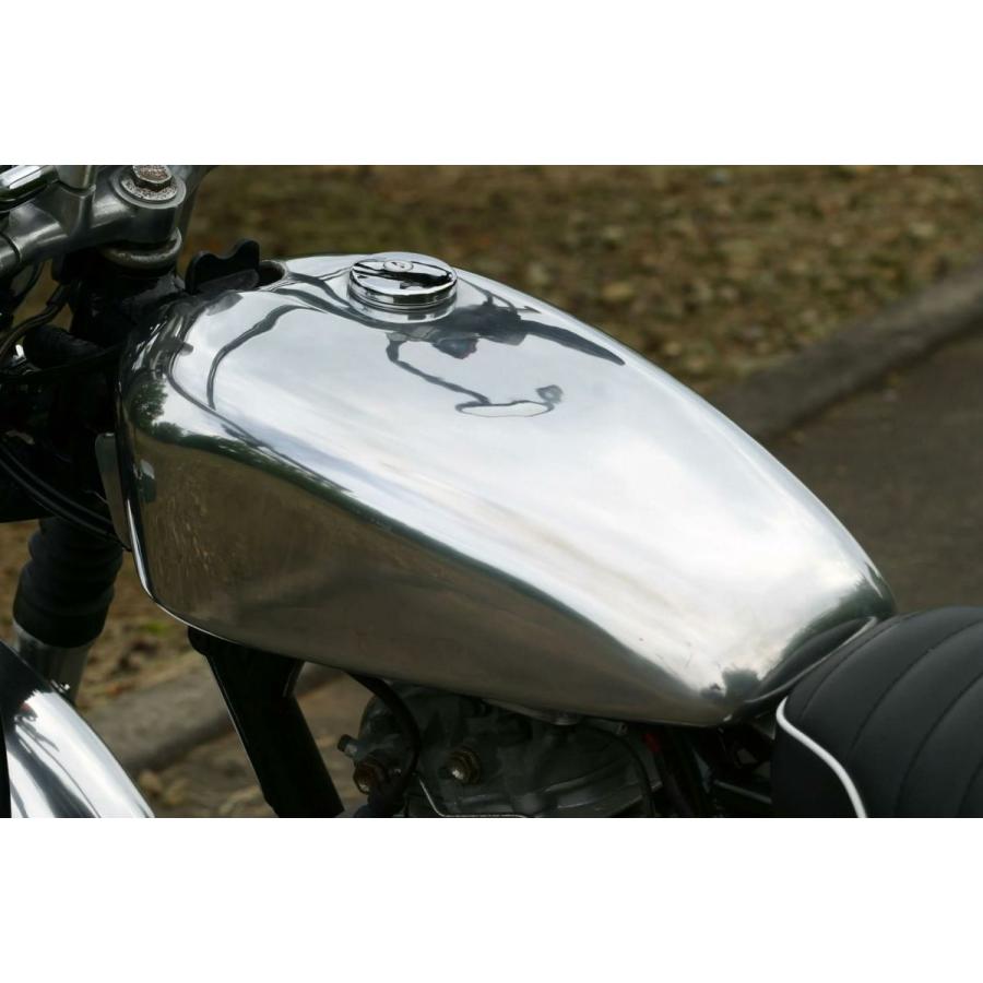 ヤマハ SR400 トラックマスターアルミタンク バフ仕上げ BIGCEDAR
