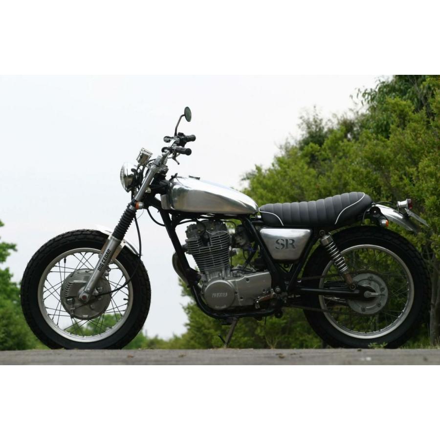 ヤマハ SR400 トラックマスターアルミタンク バフ仕上げ BIGCEDAR