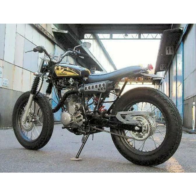ホンダ FTR223 フラットサイド アルミタンク バフ仕上げ BIGCEDAR
