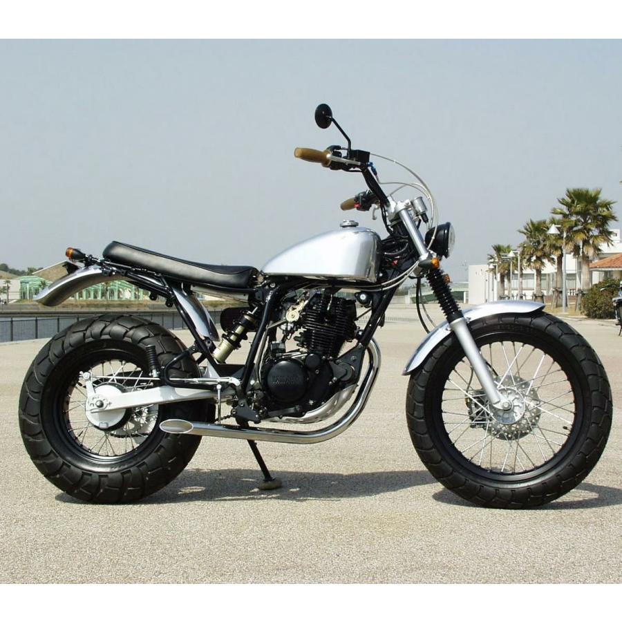 アルミタンク　ヤマハTW200/225 BIG CEDAR ビッグシーダー フラットサイドアルミタンク TW200