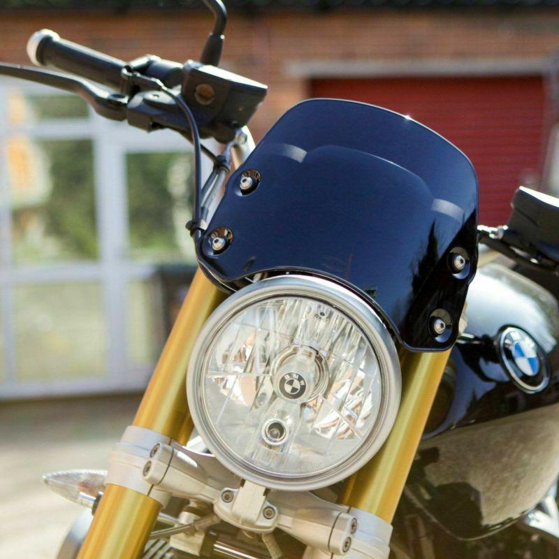 RnineT スクリーン ピラニアS3 ブラック DART FLYSCREEN : モトパーツ
