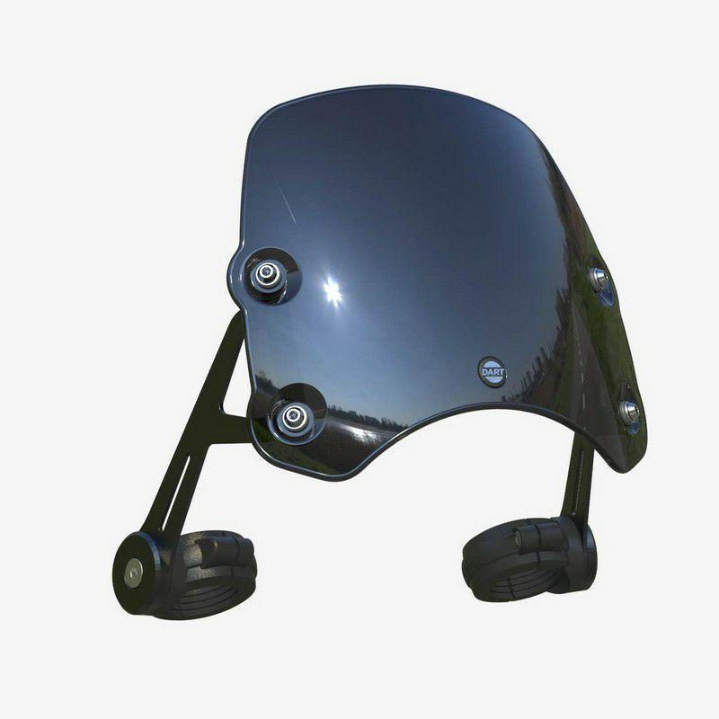 RnineT スクランブラー/ピュア スクリーン ピラニアS3 ブラック DART
