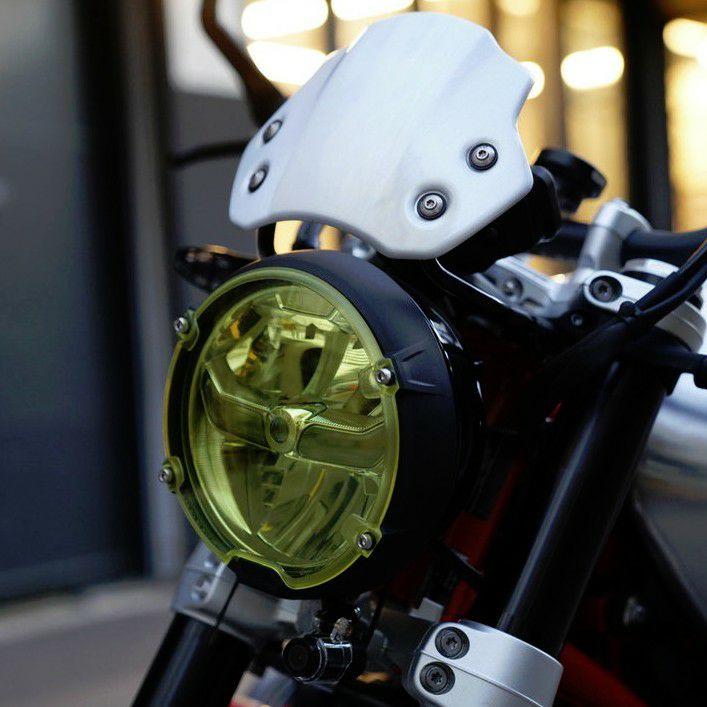 BMW R12/R12nineT R18 RnineT ヘッドライトカバー イエロー DK BMW R12/R12nineT R18 RnineT ヘッドライトカバー イエロー DK