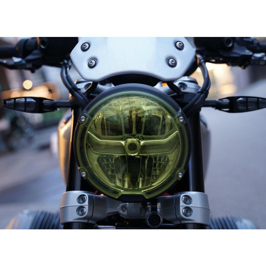 BMW R12/R12nineT R18 RnineT ヘッドライトカバー イエロー DK BMW R12/R12nineT R18 RnineT ヘッドライトカバー イエロー DK
