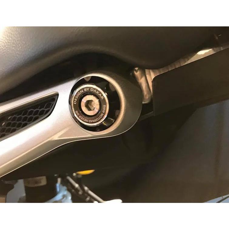 BMW RnineT 14- シート サイド カバーボルト ブラック DKdesign