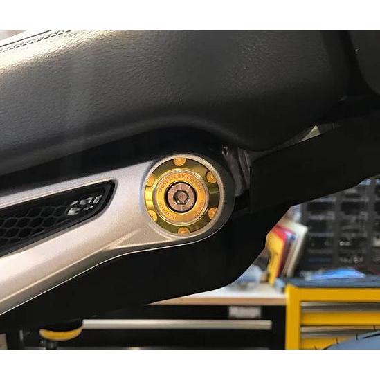 BMW RnineT 14- シート サイド カバーボルト ゴールド DKdesign