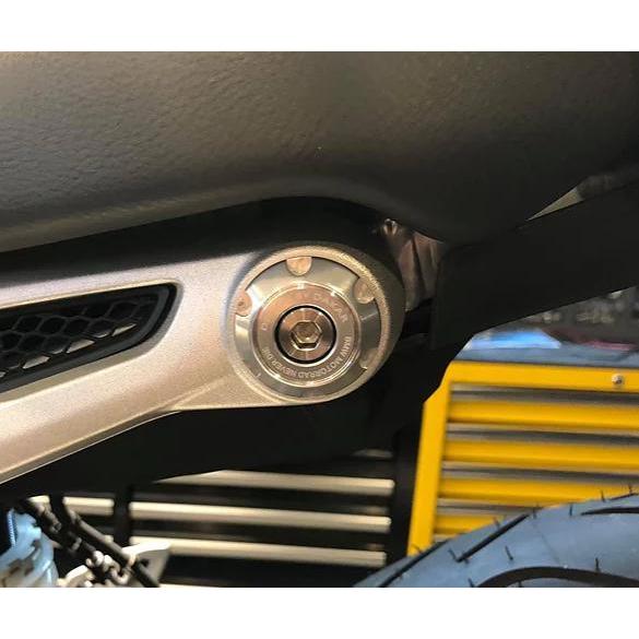 BMW RnineT 14- シート サイド カバーボルト シルバー DKdesign