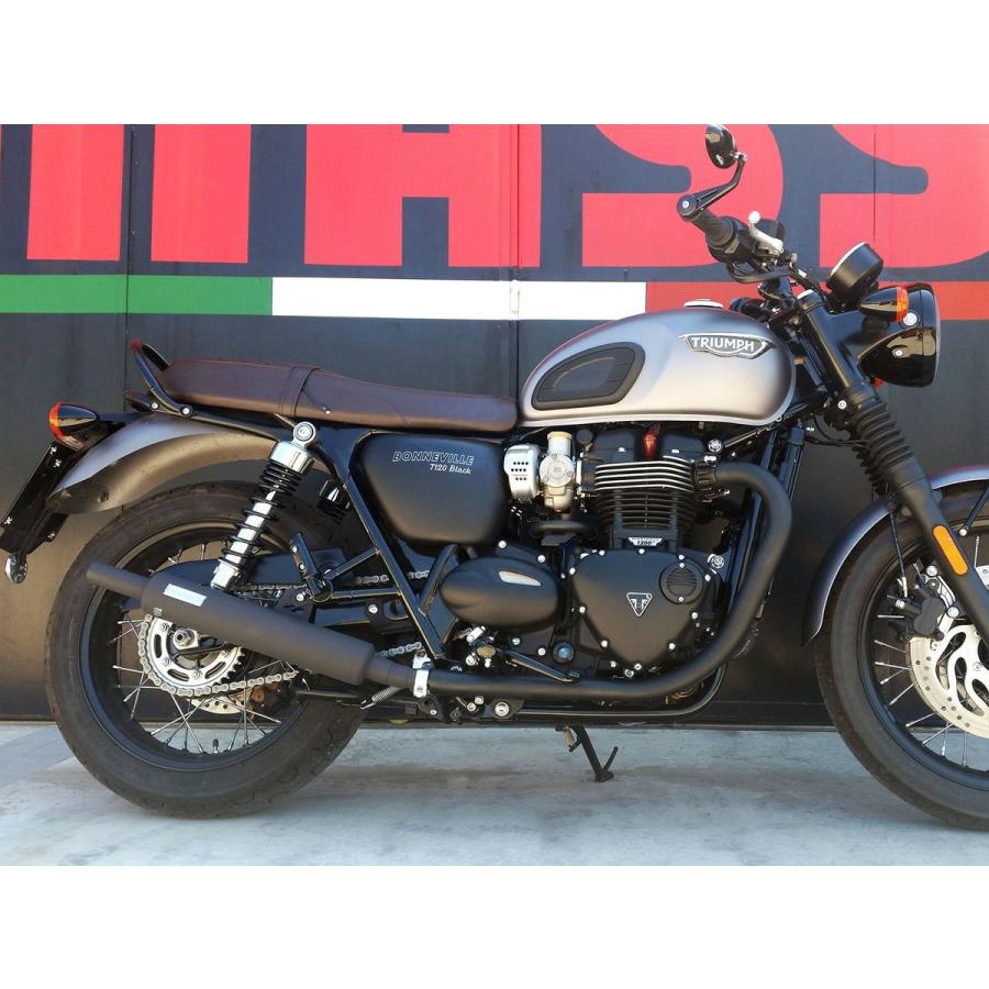 トライアンフ ボンネビルT100/T120 ステンレス ボトルスリップオン