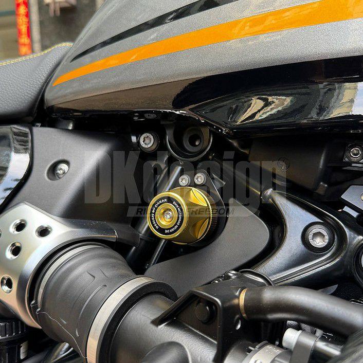 R shop様~~~ BMW R12/R12nineT リアサスペンション アジャスターノブ ゴールド DK