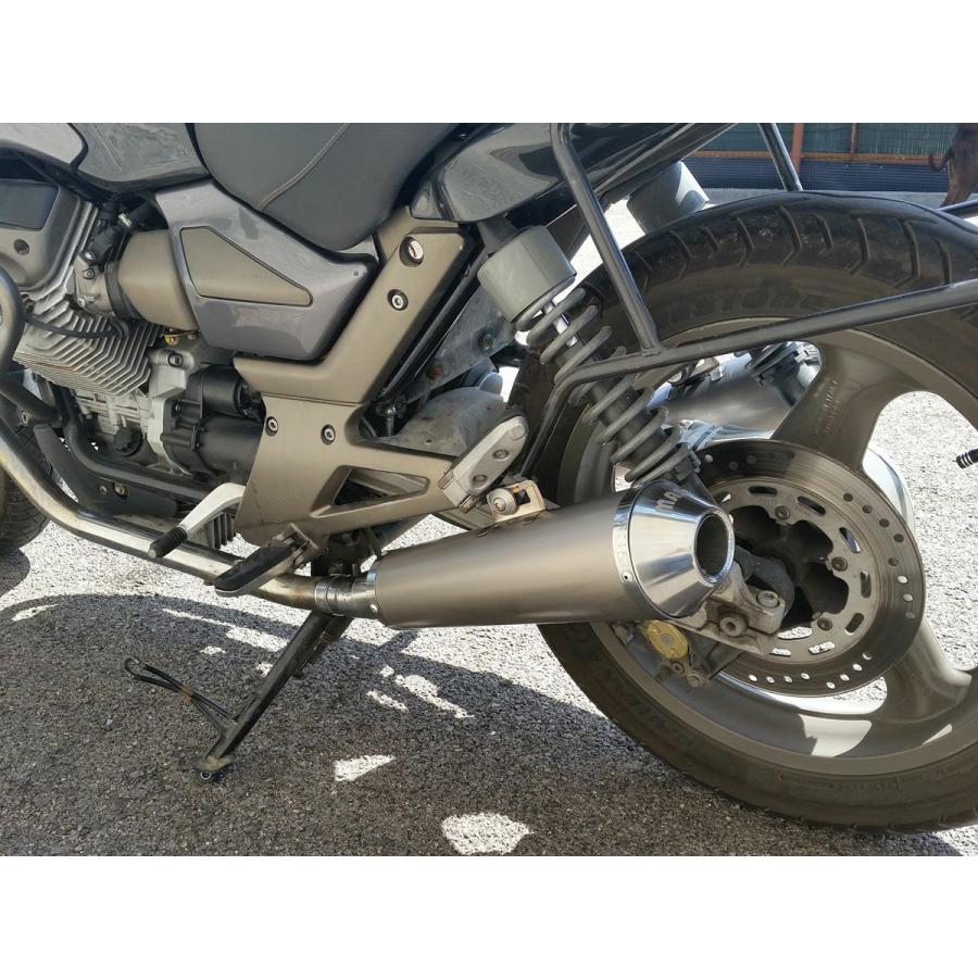 MOTO GUZZI(モトグッチ) BREVA ブレヴァ750 Tromb チタン スリップオンマフラー MASS Exhaustの画像