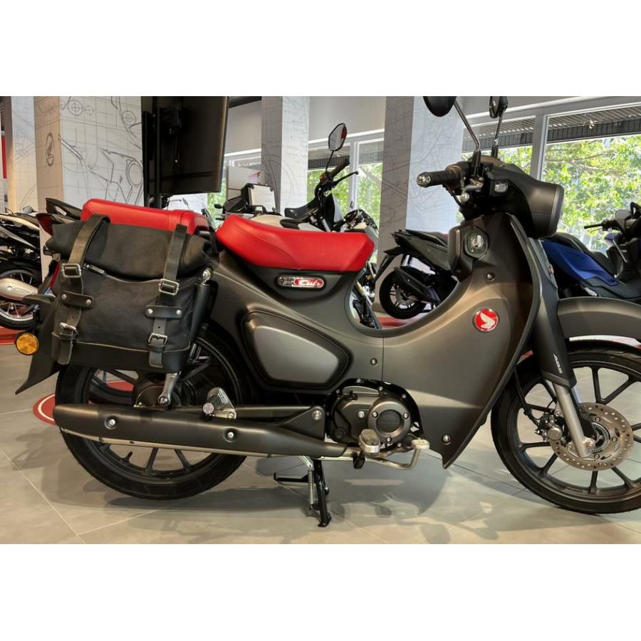 CT125 サドルバッグ ステー ブラック 左右セット La Poderosa_2