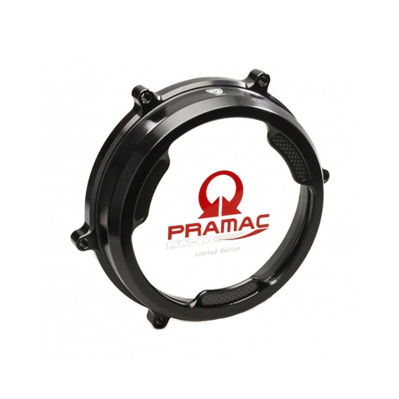 CNC Racingクラッチオイルバスクラッチカバー PRAMIC RACING リミテッドwithカーボン/ブラック パニガーレ CA201BPR
