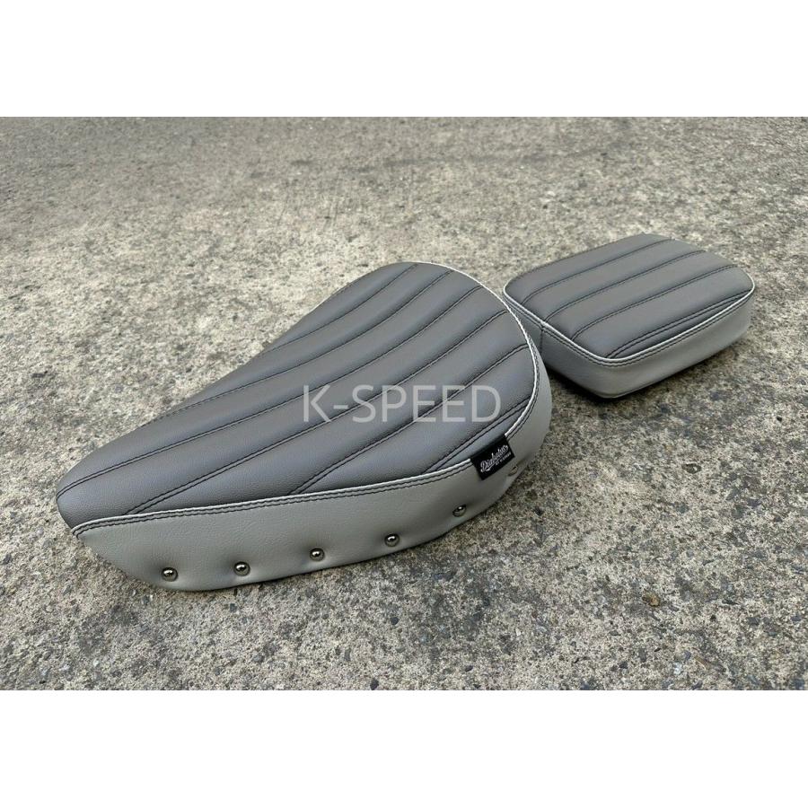 スーパーカブ C125 前後 シート Diabolus Special グレー K-SPEED