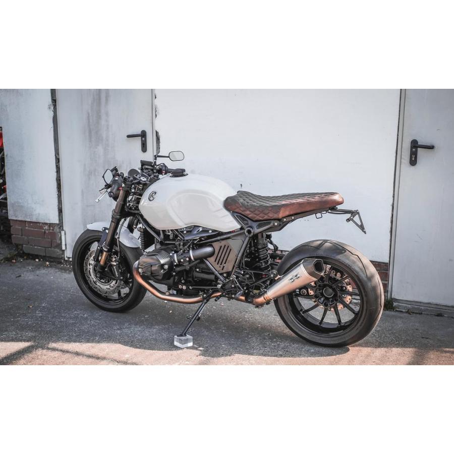 BMW RnineT シート 本革 ライトブラウン ダイアモンド RAISCH