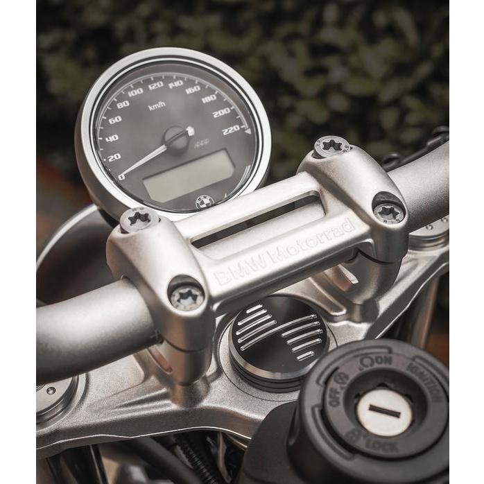 BMW RnineT ステムナット トップブリッジ エンブレム ブラック