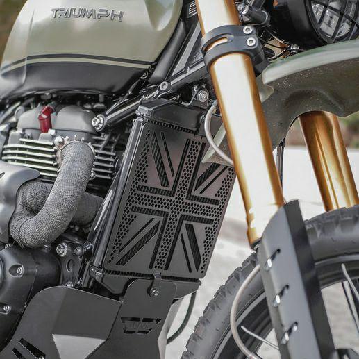 トライアンフ　スクランブラー1200 ユニオンジャック柄 ラジエーターガード トライアンフ スクランブラー1200 ラジエーターガード 
