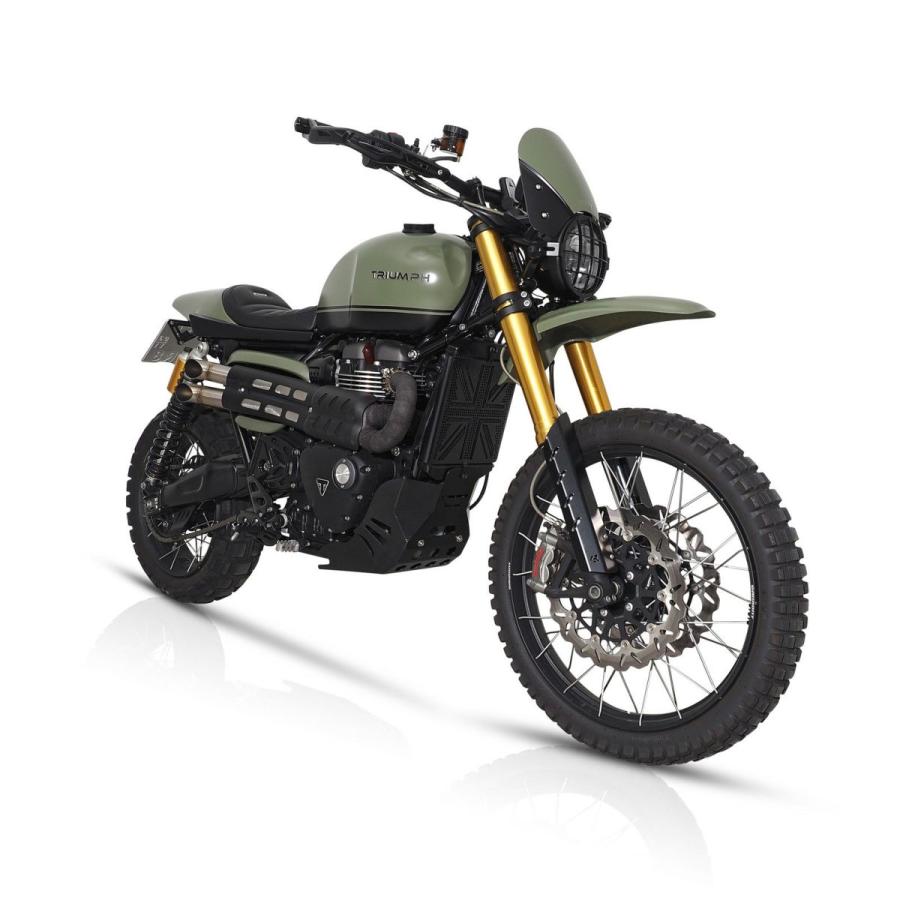 トライアンフ スクランブラー1200 ラジエーターガード 