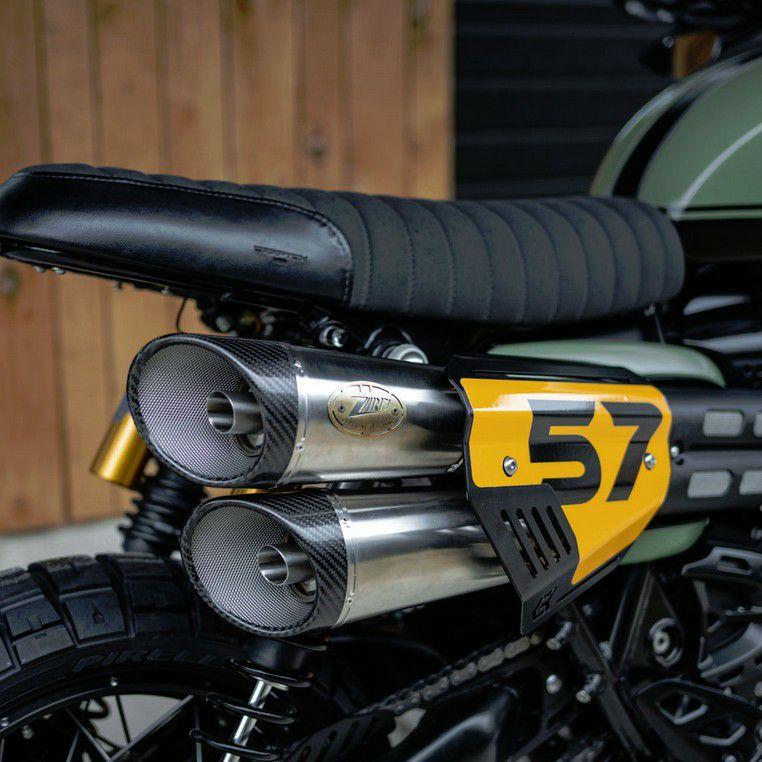 トライアンフ スクランブラー1200 ヒートガード ブラック RAISCH