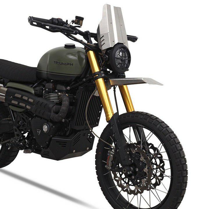 トライアンフ スクランブラー1200 フロントフェンダー マッドガード