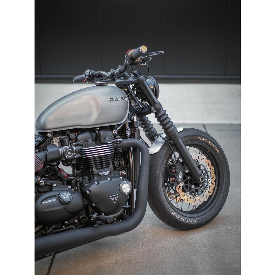 トライアンフ ボバー Race Bobber アルミフロントフェンダー マットブラック RAISCHの画像