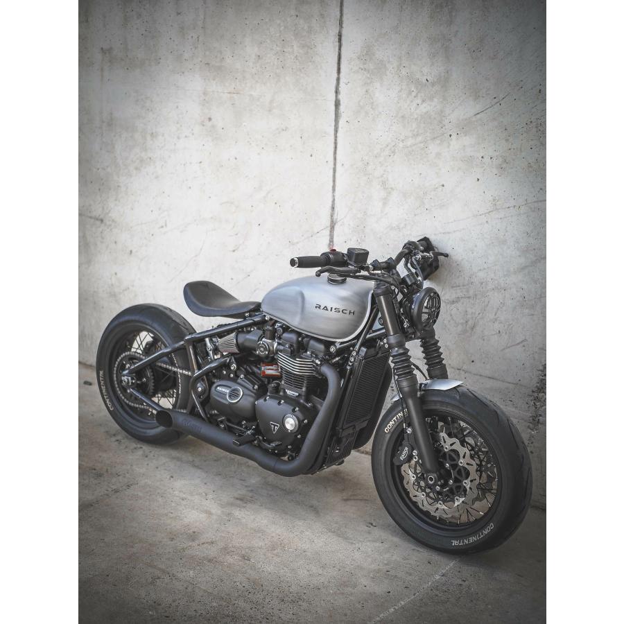 トライアンフ ボバー Race Bobber アルミフロントフェンダー マットブラック RAISCHの画像