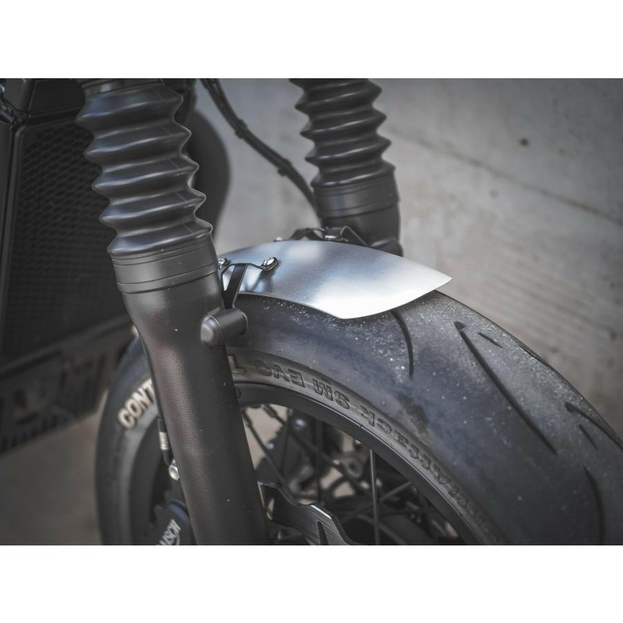 トライアンフ ボバー Race Bobber アルミフロントフェンダー マットブラック RAISCHの画像