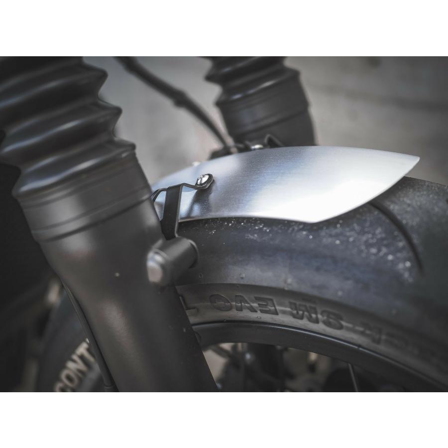 トライアンフ ボバー Race Bobber アルミフロントフェンダー マットブラック RAISCHの画像