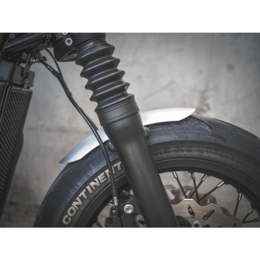 トライアンフ ボバー Race Bobber アルミフロントフェンダー マットブラック RAISCHの画像