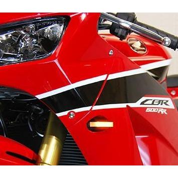NewRageCycles フロント LEDウインカー CBR600RR 13-20 : モトパーツ