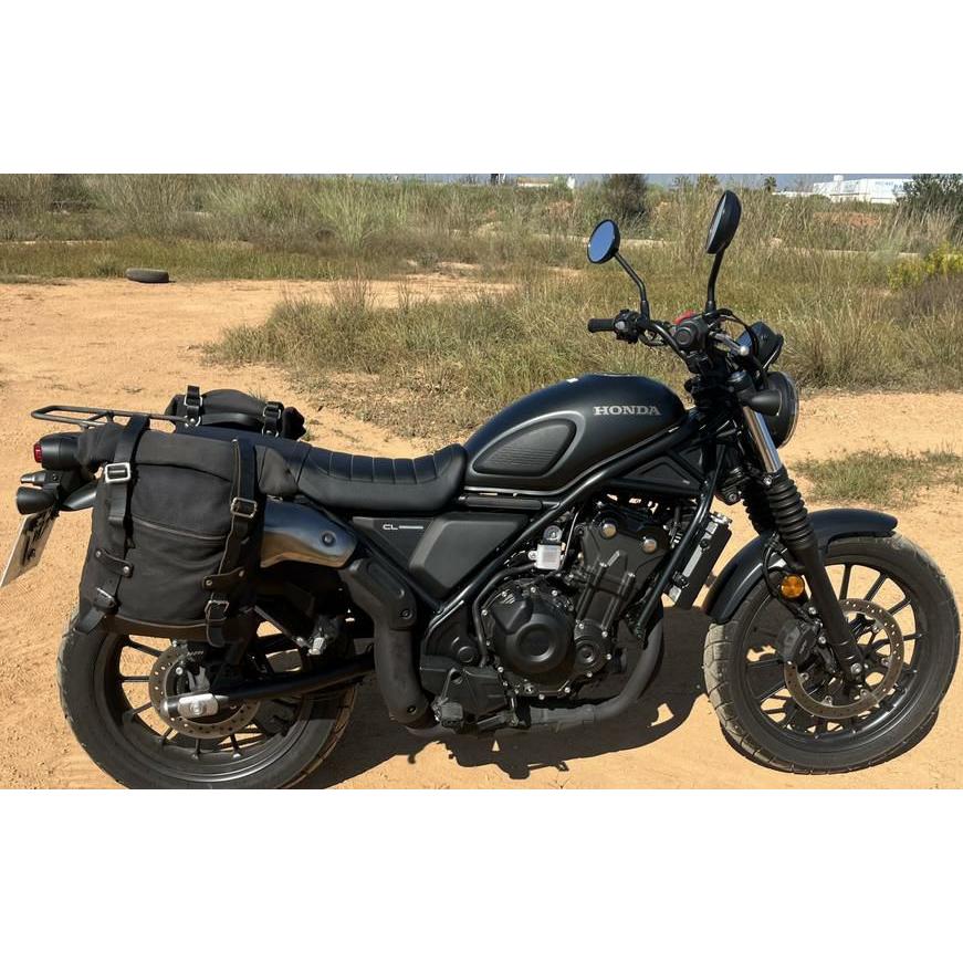 Poderosa CL250.500 サイドステー CL250/CL500 サドルバッグ ステー ブラック 左右セット La Poderosa