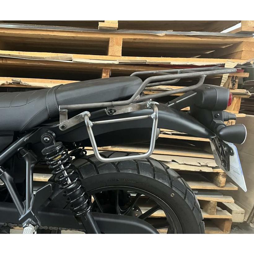 CL250/CL500 サドルバッグ ステー ブラック 左右セット La Poderosa