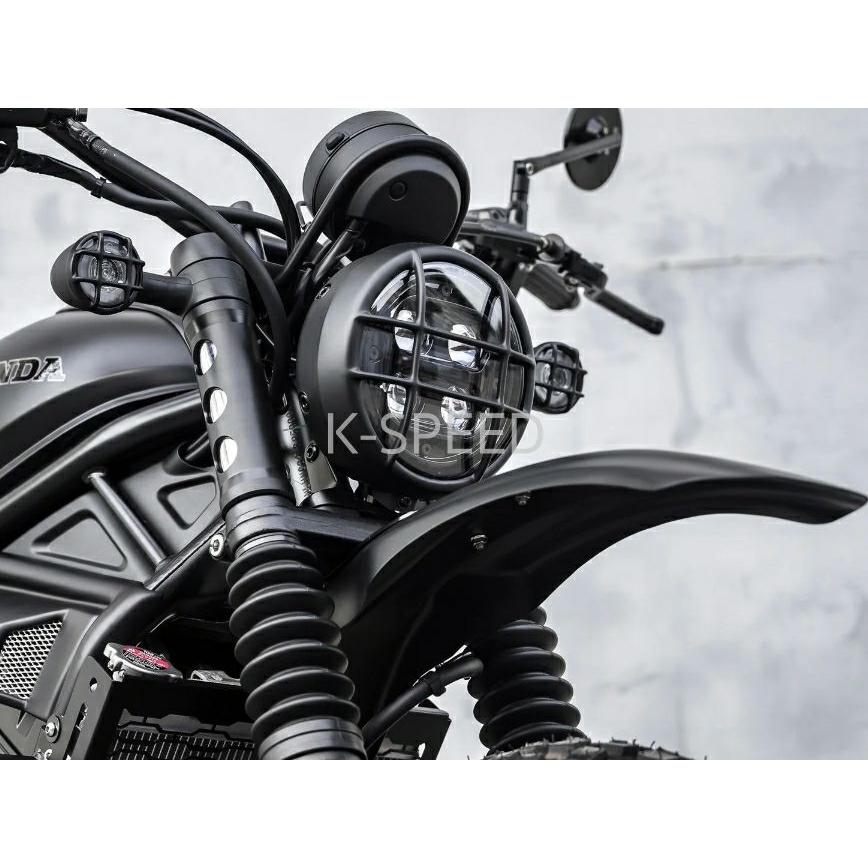 ホンダ CL250/CL500 フロントフォークカバー ブラック K-SPEED ホンダ CL250/CL500 フロントフォークカバー ブラック K-SPEED