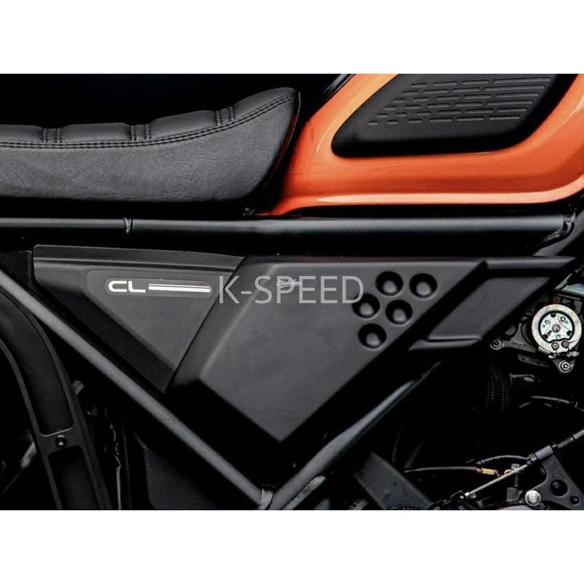 ホンダ CL250/CL500 サイドカバー ブラック K-SPEED_1